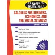 Schaum's Outline of Calculus for Business, Economics, and The Social Sciences
