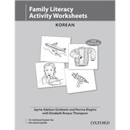 Oxford Picture Dictionary Activity Worksheets Korean (pack of 10) Bilingual Worksheets for Korean speaking teenage and adult students of English