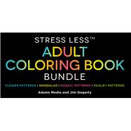 Stress Less Adult Coloring Book Bundle