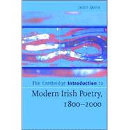 The Cambridge Introduction to Modern Irish Poetry, 1800â€“2000