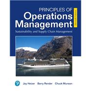 MyLab Operations Management with Pearson eText -- Access Card -- for Principles of Operations Mangement Sustainability and Supply Chain Management