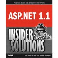 ASP. NET 1. 1 Insider Solutions