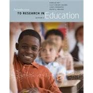 Introduction to Research in Education