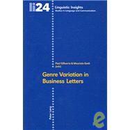 Genre Variation in Business Letters