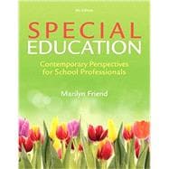 Special Education Contemporary Perspectives for School Professionals, 4th Edition
