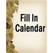 Fill in Calendar
