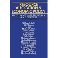Resource Allocation and Economic Policy