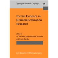 Formal Evidence in Grammaticalization Research