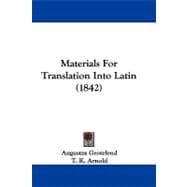 Materials for Translation into Latin