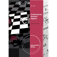 Contemporary Abstract Algebra, International Edition, 8th Edition