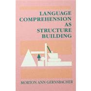 LANGUAGE COMPREHENSION AS STRUCTURE BUILDING