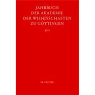 Jahrbuch Der Gottinger Akademie Der Wissenschaften 2010