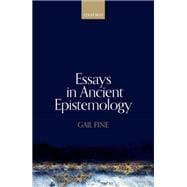 Essays in Ancient Epistemology