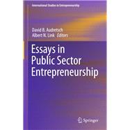 Essays in Public Sector Entrepreneurship