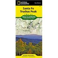 National Geographic Santa Fe, Truchas Peak Map