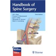 Handbook of Spine Surgery