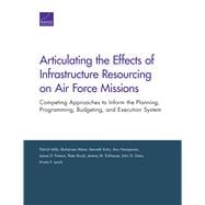 Articulating the Effects of Infrastructure Resourcing on Air Force Missions Competing Approaches to Inform the Planning, Programming, Budgeting, and Execution System