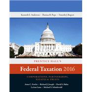 Prentice Hall's Federal Taxation 2016 Corporations, Partnerships, Estates & Trusts