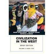 Civilization in the West, Volume 2,9780134056784
