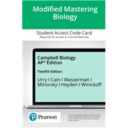 MODIFIED MASTERING BIOLOGY WITH PEARSON ETEXT -- STANDALONE ACCESS CARD -- FOR CAMPBELL BIOLOGY AP EDITION, 12/e