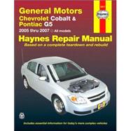 General Motors Chevrolet Cobalt & Pontiac G5