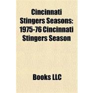 Cincinnati Stingers Seasons : 1975-76 Cincinnati Stingers Season