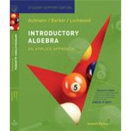 Introductory Algebra An Applied Approach, Student Support Edition