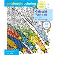 Zendoodle Coloring: Celestial Wonders Starry Skies to Color and Display