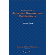 An Introduction to Japanese Government Publications