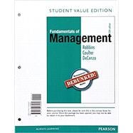 Fundamentals of Management, Student Value Edition Plus 2017 MyLab Management with Pearson eText -- Access Card Package