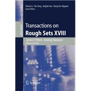 Transactions on Rough Sets XVIII