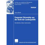 Corporate Citizenship Aus Der Sicht Der Landespolitik