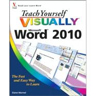 Teach Yourself VISUALLY Word 2010,9780470566800