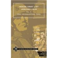 Indian Army List January 1919 - Volume 3