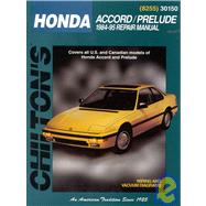 Chilton's Honda: Accord/Prelude 1984-95 Repair Manual