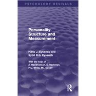 Personality Structure and Measurement (Psychology Revivals),9780203766804