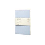Moleskine Messages Note Card, Pocket, Plain, Iris Blue, Soft Cover (3.5 x 5.5)