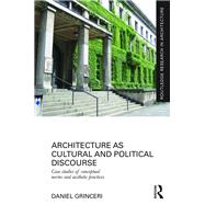 Architecture as Cultural and Political Discourse: Case studies of conceptual norms and aesthetic practices