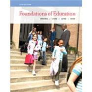 Foundations of Education, 12th ed.