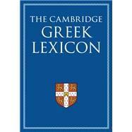 The Cambridge Greek Lexicon 2 Volume Hardback Set