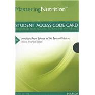 MasteringNutrition Plus MyDietAnalysis -- Standalone Access Card -- for Nutrition : From Science to You