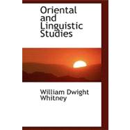 Oriental and Linguistic Studies