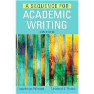 A Sequence for Academic Writing