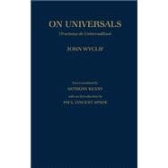 De Universalibus Volume 2: On Universals (English translation)