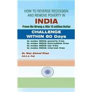How to Reverse Recession and Remove Poverty in India,9781496996817