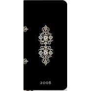 Crystal Flower 2008 Jewelled Slim Horizontal Dayplanner