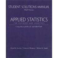 Student Solutions Manual for Applied Statistics for Engineers and Scientists Using Microsoft Excel & Minitab