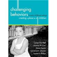 Challenging Behaviors in Early Childhood Settings