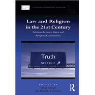 Law and Religion in the 21st Century: Relations between States and Religious Communities