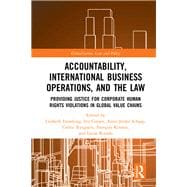Accountability, International Business Operations and the Law